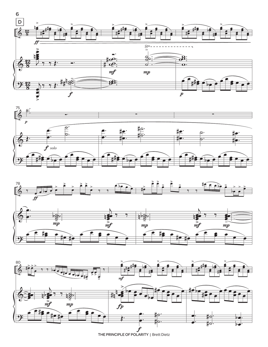 The Principle of Polarity (piano reduction) Piano scores gallery preview page 7