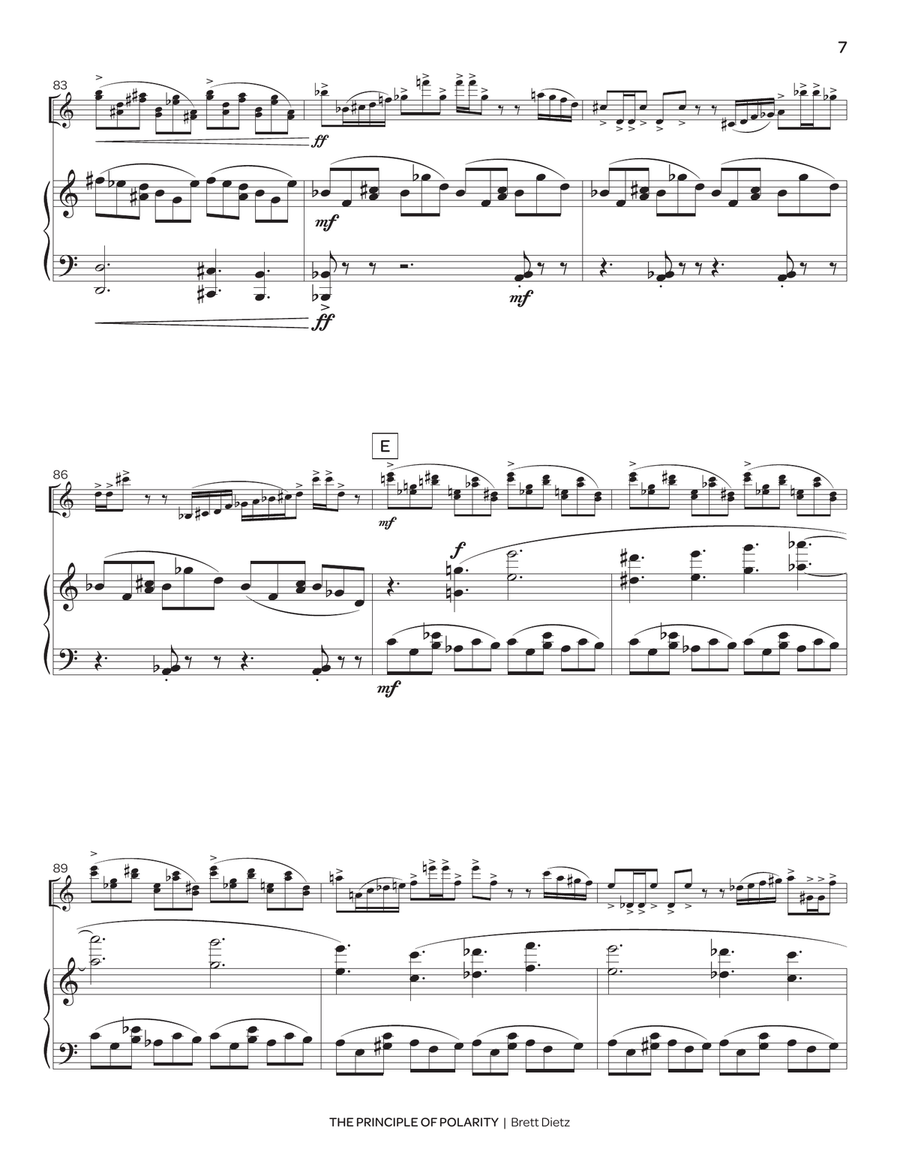 The Principle of Polarity (piano reduction) Piano scores gallery preview page 8