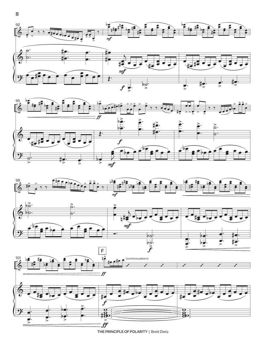 The Principle of Polarity (piano reduction) Piano scores gallery preview page 9