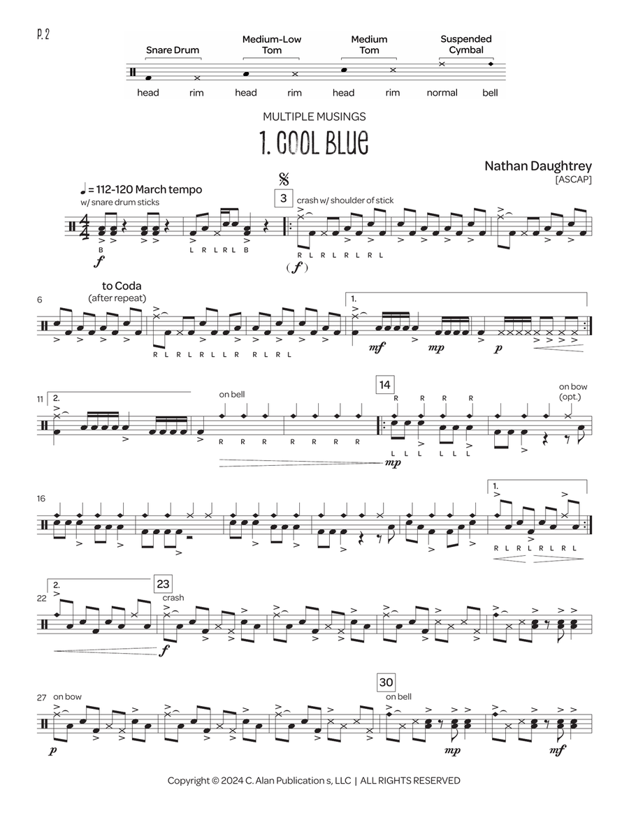 Multiple Musings Multiple Musings Percussion scores gallery preview page 3