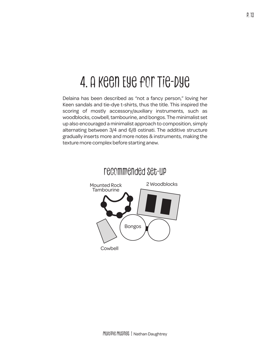Multiple Musings Multiple Musings Percussion scores gallery preview page 8