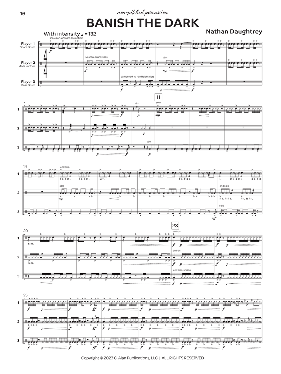 Triology Triology Percussion Ensemble scores gallery preview page 7