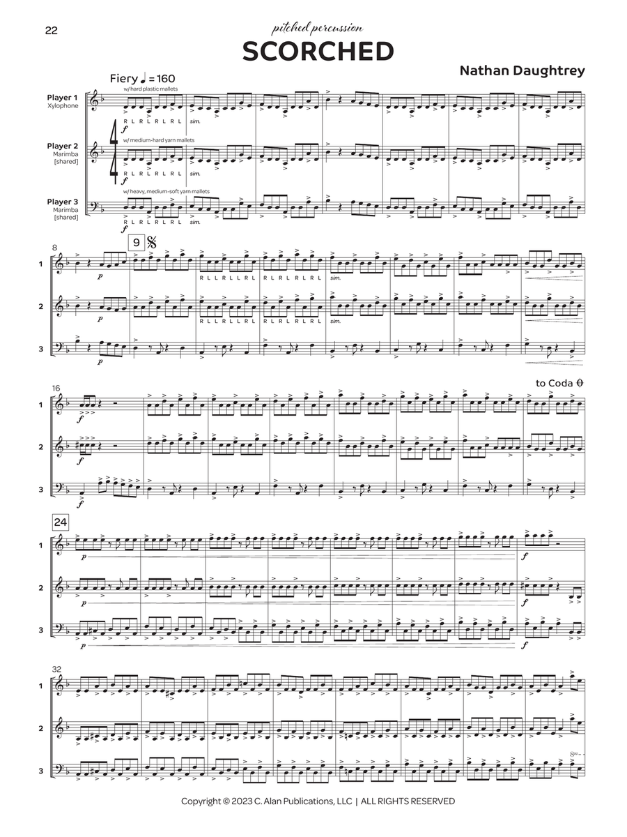 Triology Triology Percussion Ensemble scores gallery preview page 9