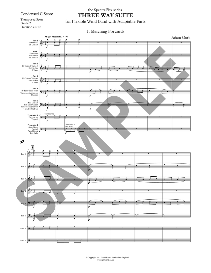 Three Way Suite (condensed score) Study Score scores gallery preview page 4