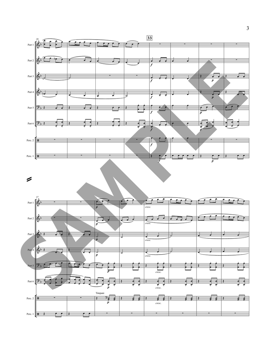 Three Way Suite (condensed score) Study Score scores gallery preview page 6