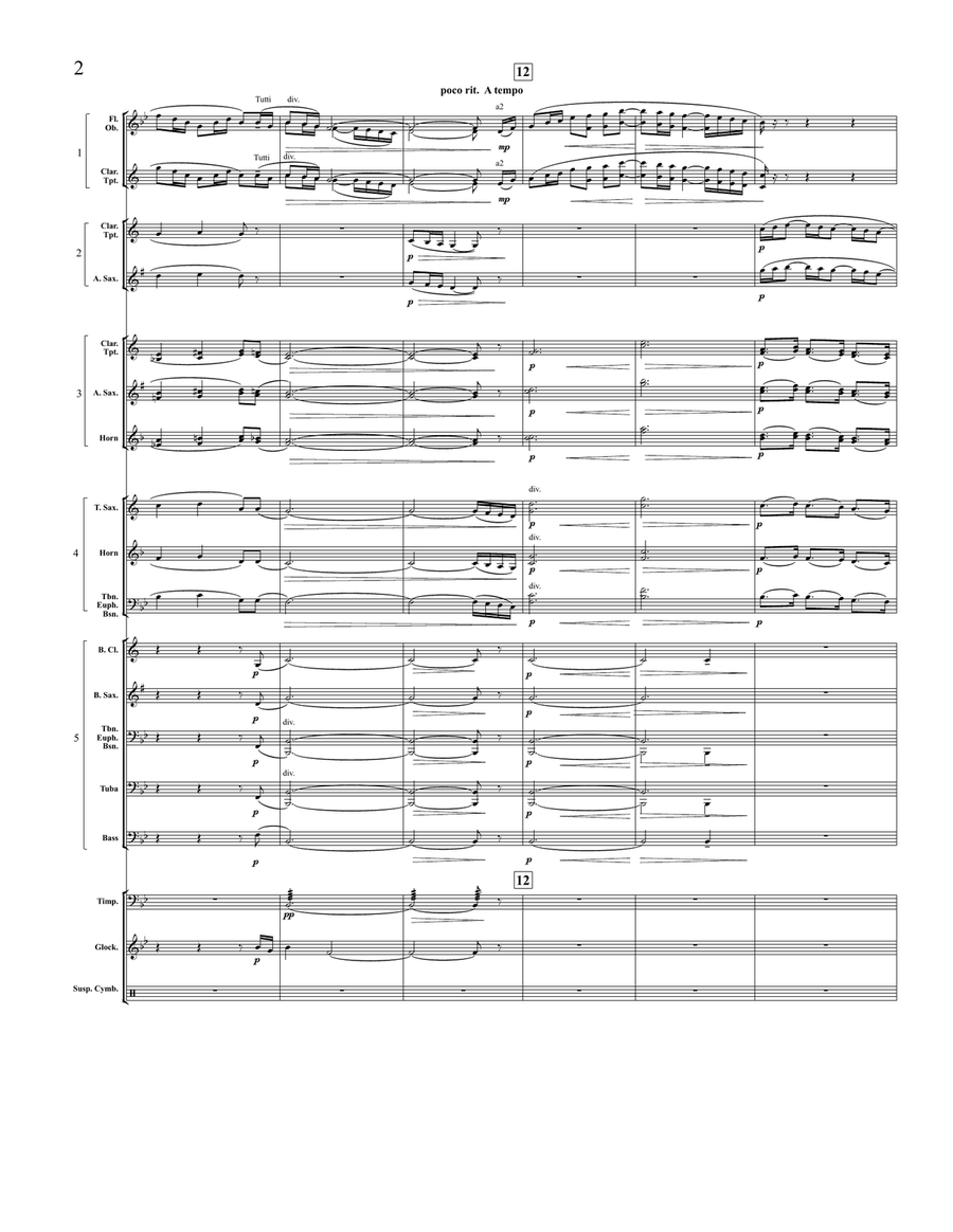 The Girl With the Flaxen Fair (5-part flex) Score scores gallery preview page 3