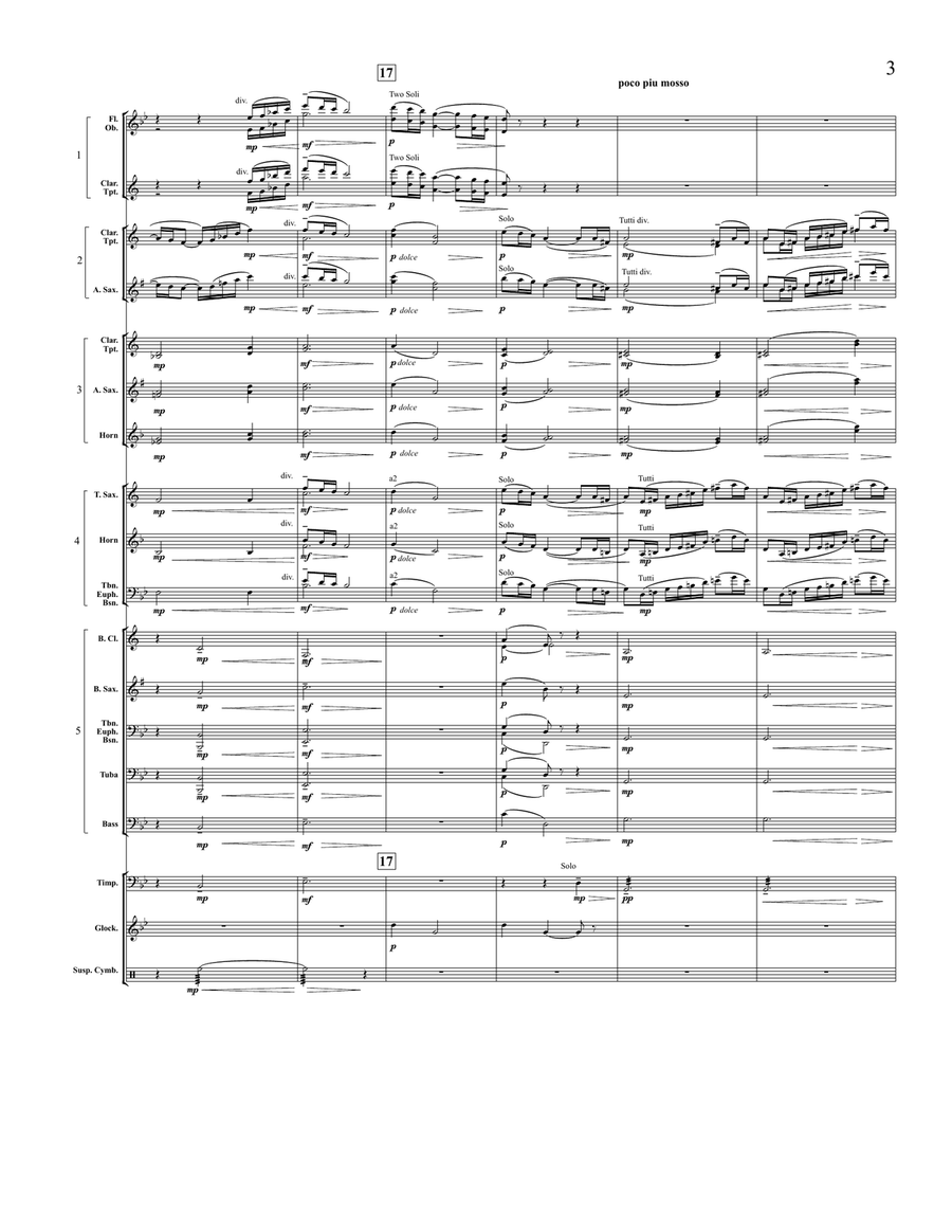 The Girl With the Flaxen Fair (5-part flex) Score scores gallery preview page 4