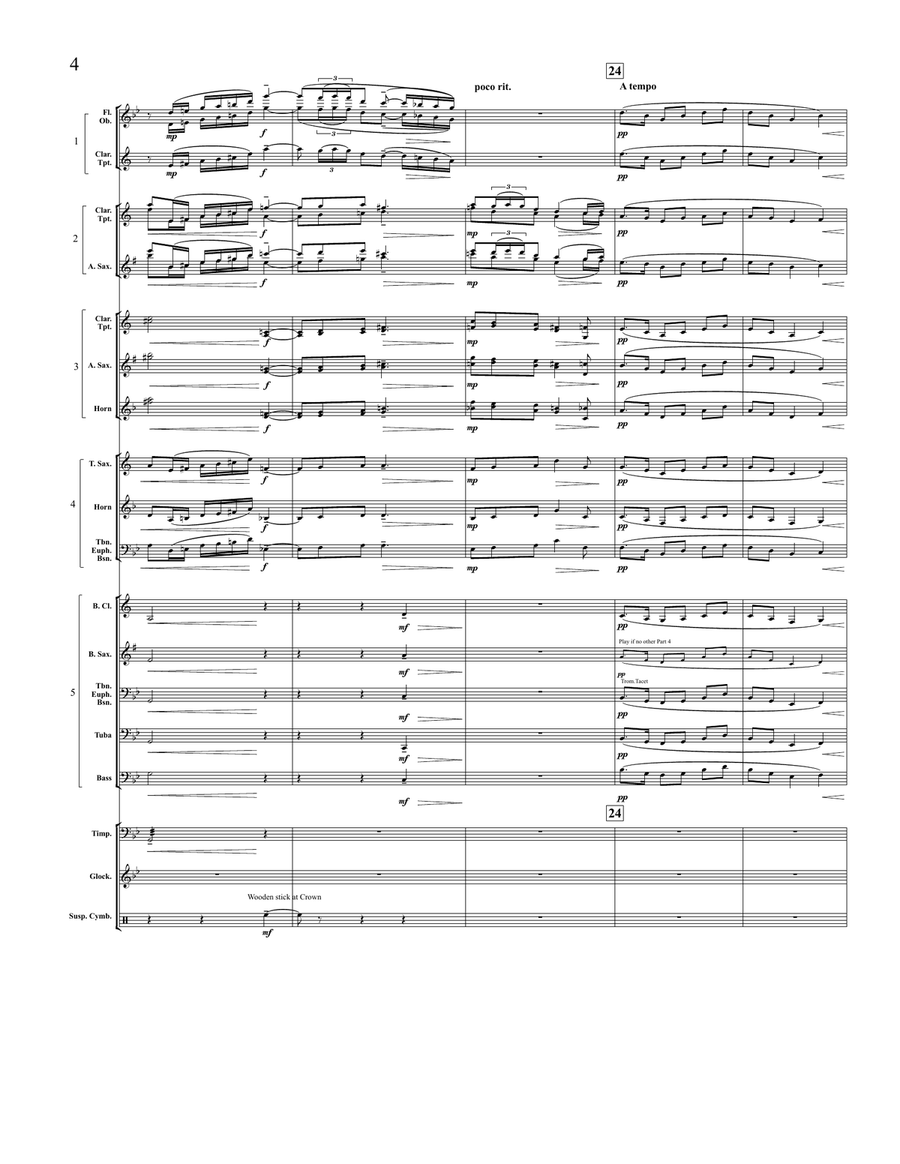 The Girl With the Flaxen Fair (5-part flex) Score scores gallery preview page 5
