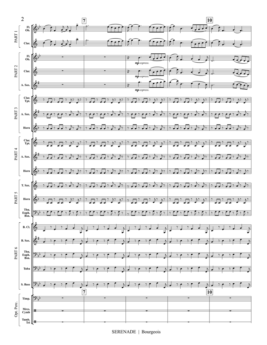 Serenade, Op. 22 (transposed flex score) Score scores gallery preview page 5