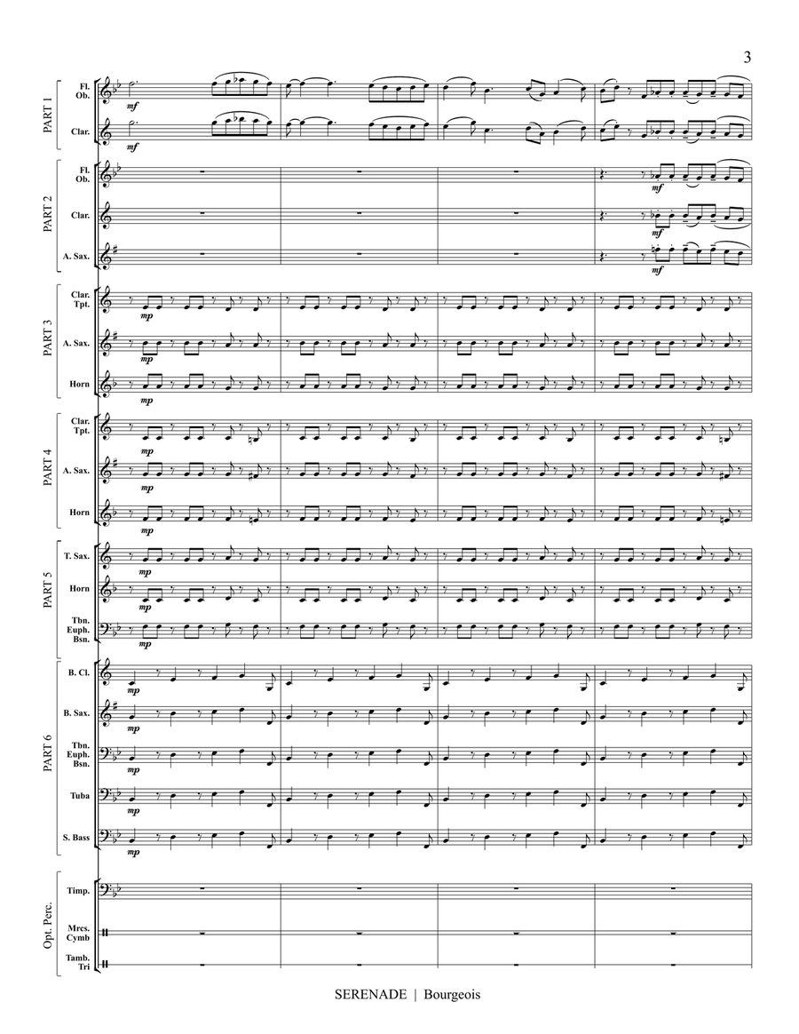 Serenade, Op. 22 (transposed flex score) Score scores gallery preview page 6