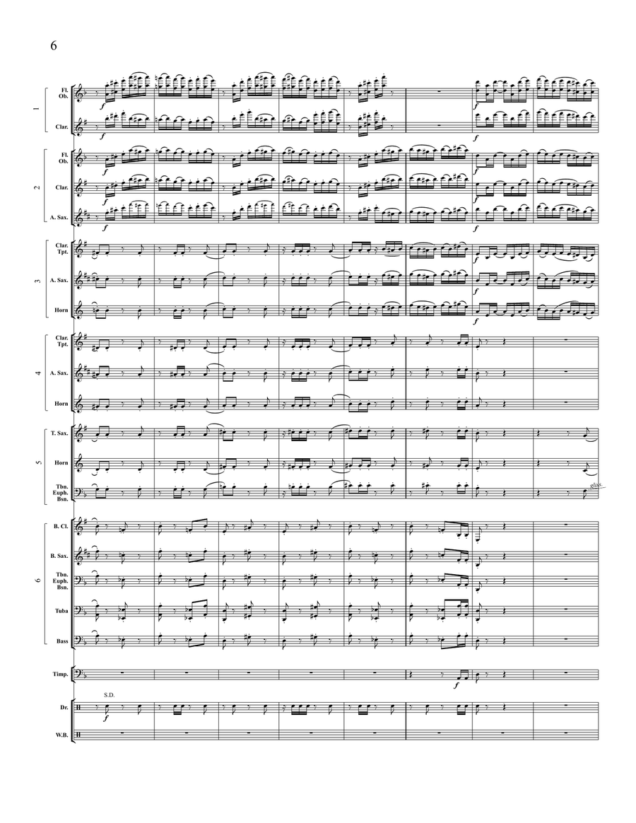 Eine Kleine Yiddishe Ragmusik (condensed score) Study Score scores gallery preview page 7