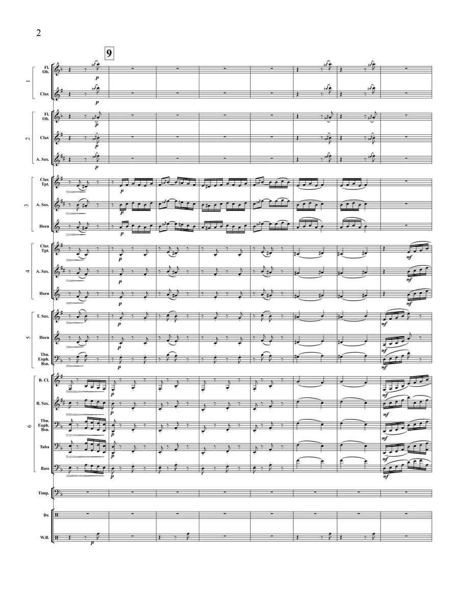 Eine Kleine Yiddishe Ragmusik (transposed score) Score scores gallery preview page 3