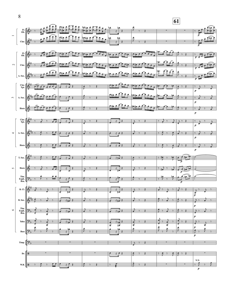 Eine Kleine Yiddishe Ragmusik (transposed score) Score scores gallery preview page 9