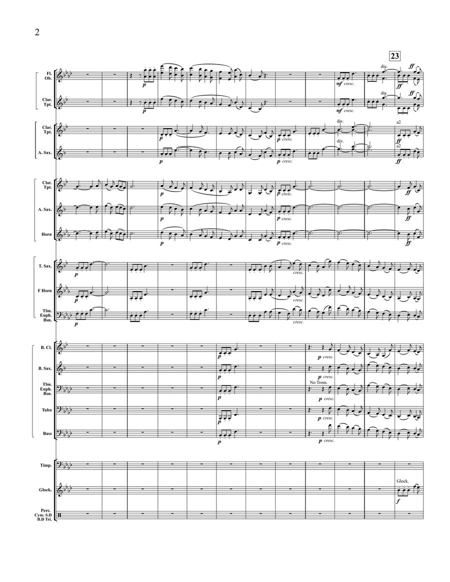 Moorside Suite, A (transposed score) Score scores gallery preview page 3