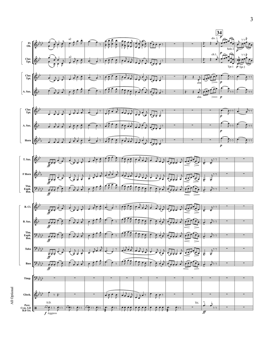 Moorside Suite, A (transposed score) Score scores gallery preview page 4