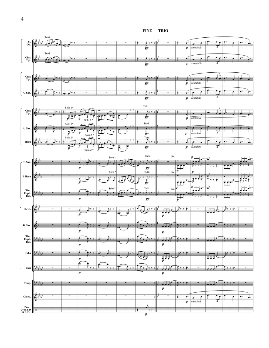 Moorside Suite, A (transposed score) Score scores gallery preview page 5