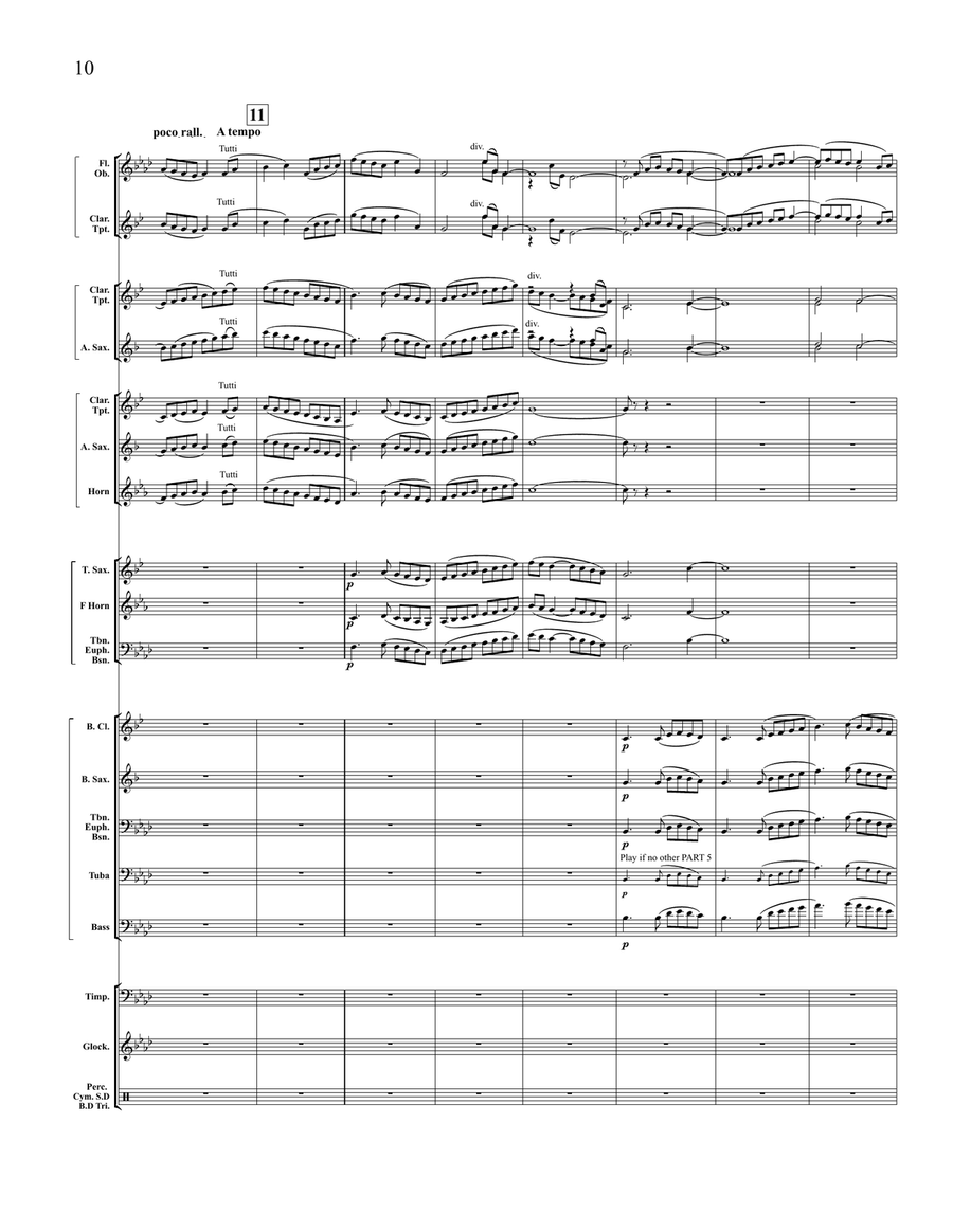 Moorside Suite, A (transposed score) Score scores gallery preview page 7