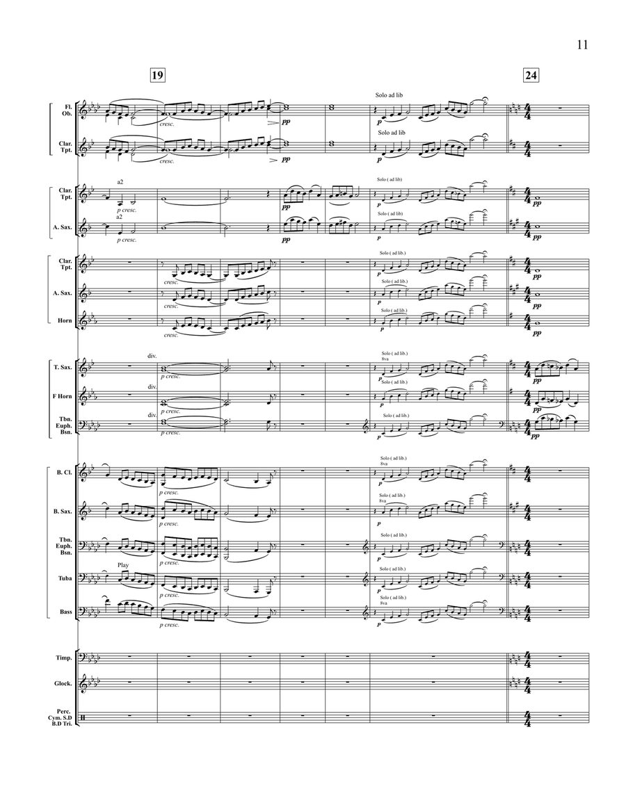 Moorside Suite, A (transposed score) Score scores gallery preview page 8