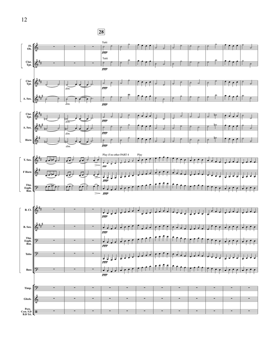 Moorside Suite, A (transposed score) Score scores gallery preview page 9