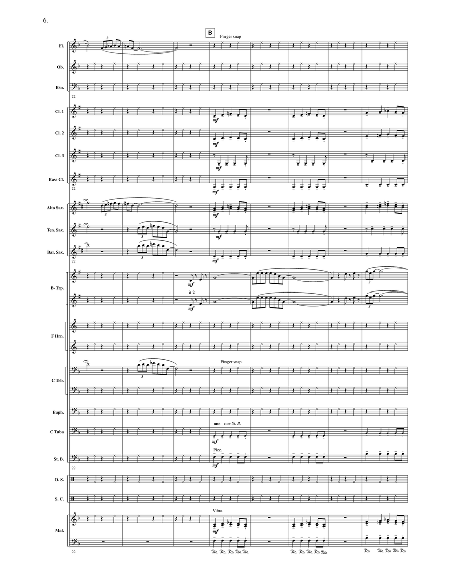 Blues for a Cat Called Misty Concert Band scores gallery preview page 5