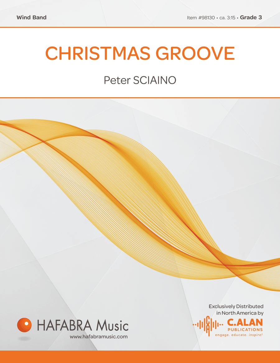 Christmas Groove (score only) Concert Band scores gallery preview page 1
