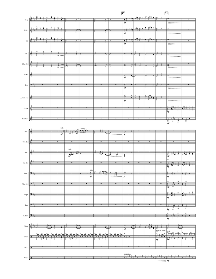Christmas Groove (score only) Concert Band scores gallery preview page 3