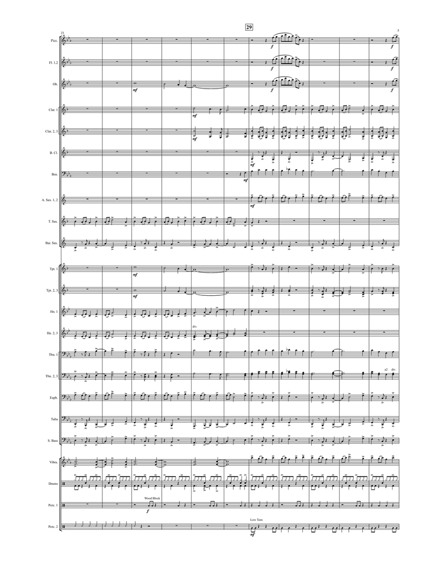 Christmas Groove (score only) Concert Band scores gallery preview page 4
