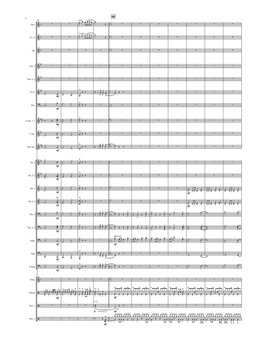 Christmas Groove (score only) Concert Band scores gallery preview page 7