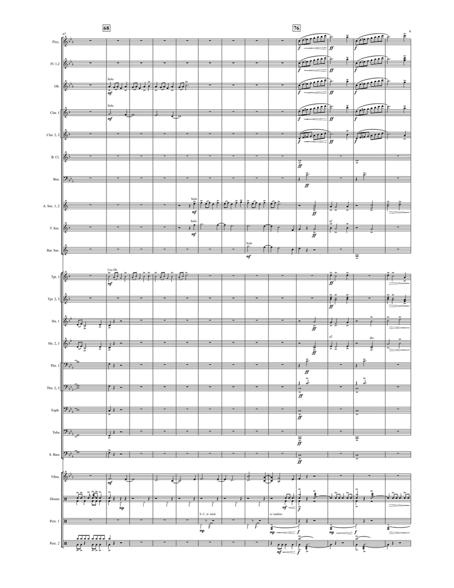 Christmas Groove (score only) Concert Band scores gallery preview page 8