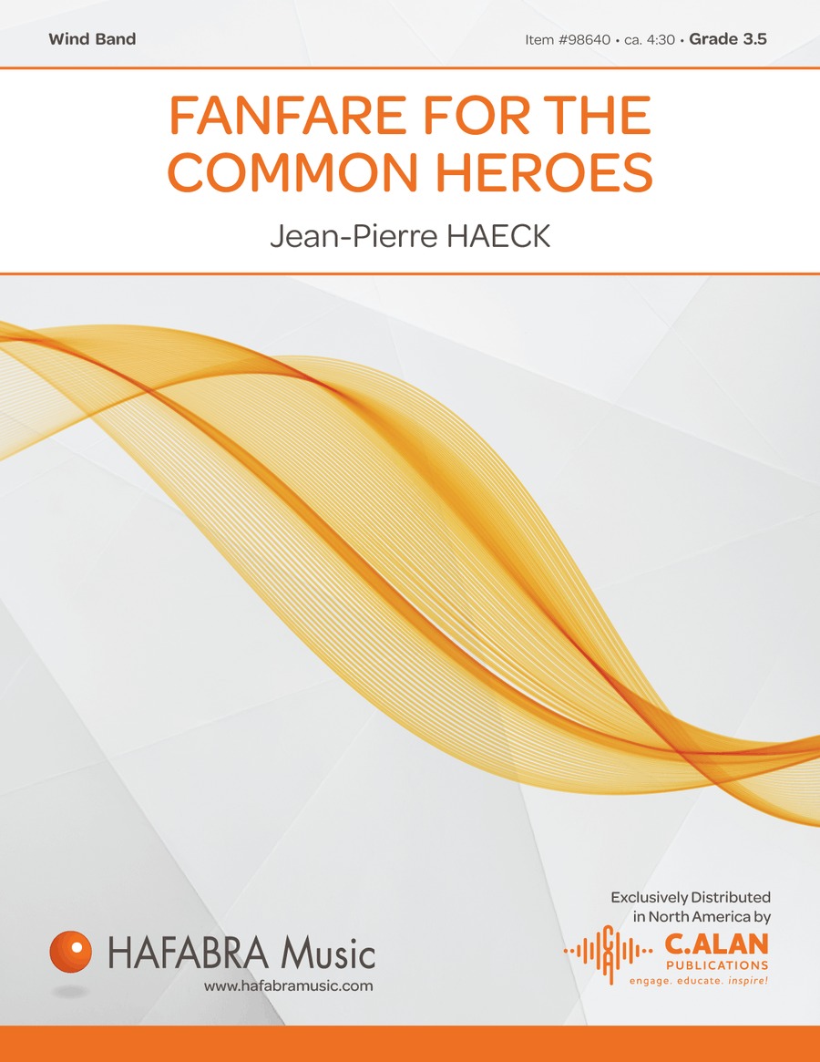 Fanfare for the Common Heroes Concert Band scores gallery preview page 1