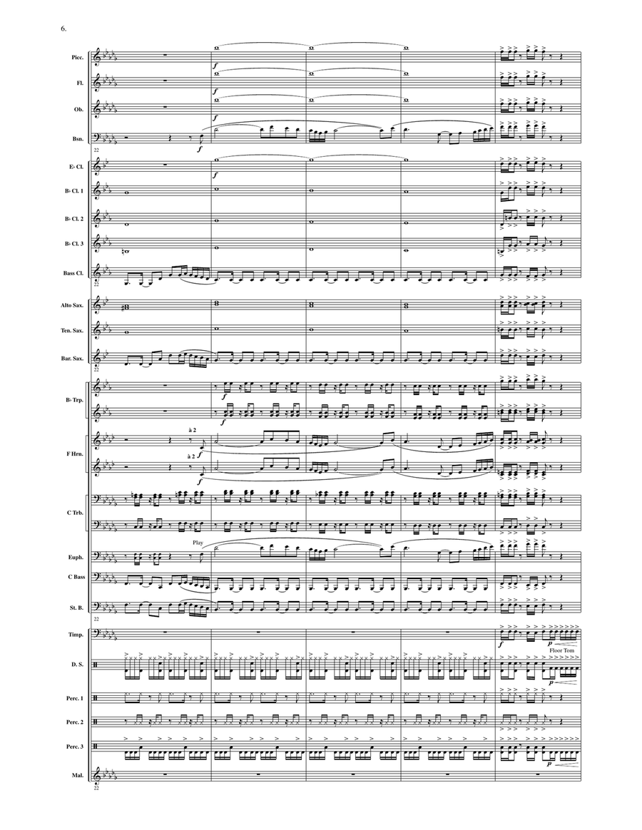 Fiesta in Spain Fiesta in Spain Concert Band scores gallery preview page 5