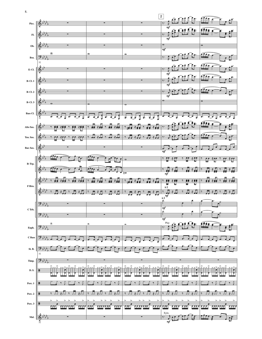 Fiesta in Spain Fiesta in Spain Concert Band scores gallery preview page 7