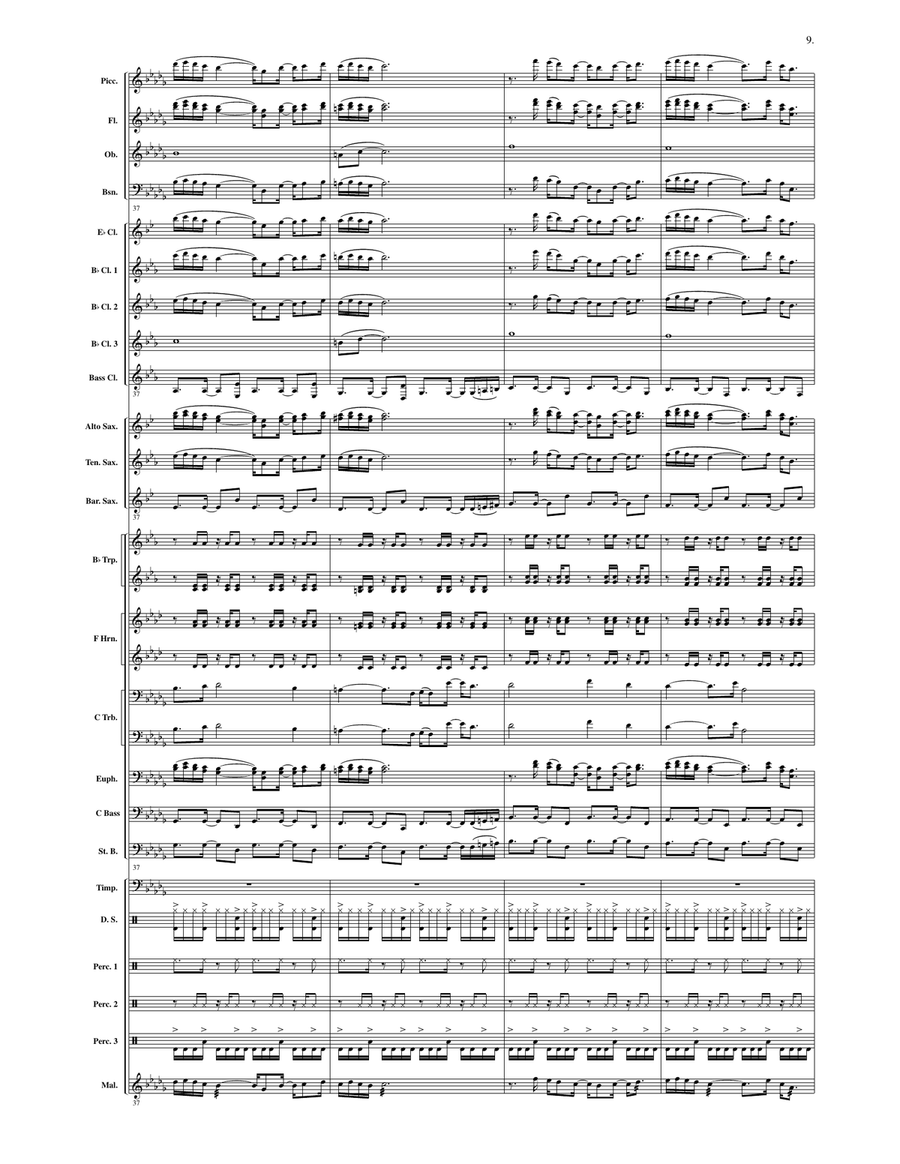 Fiesta in Spain Fiesta in Spain Concert Band scores gallery preview page 8