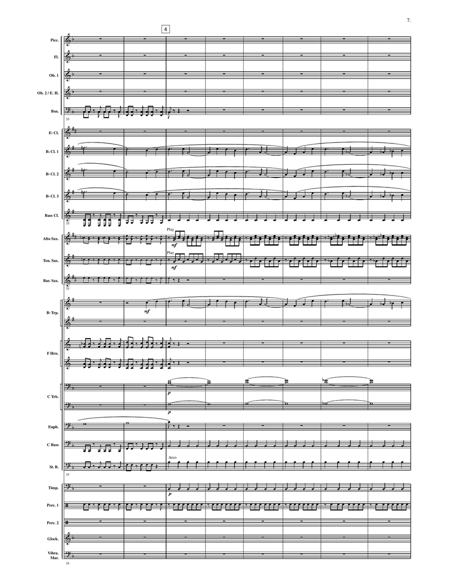 Flight to the Moon Flight to the Moon Concert Band scores gallery preview page 6