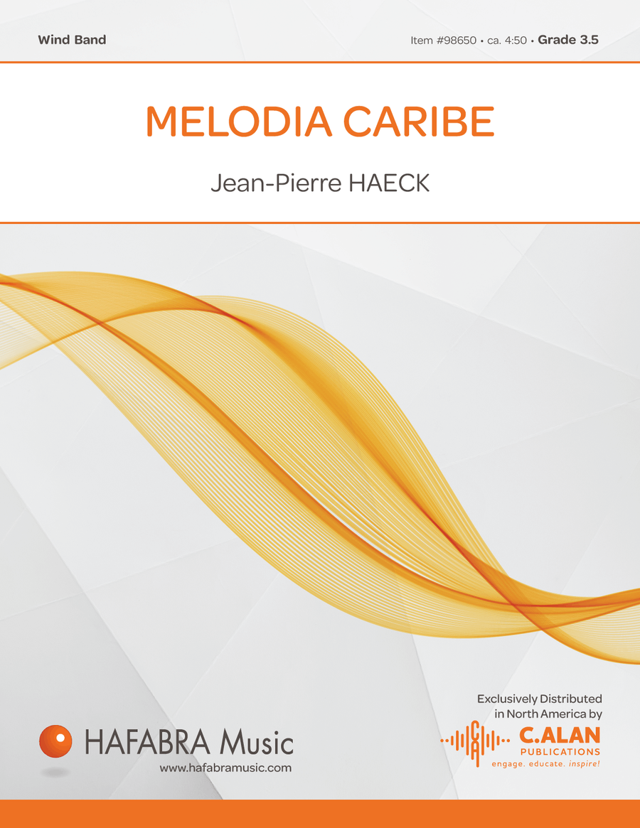Melodia Caribe (score only) Concert Band scores gallery preview page 1