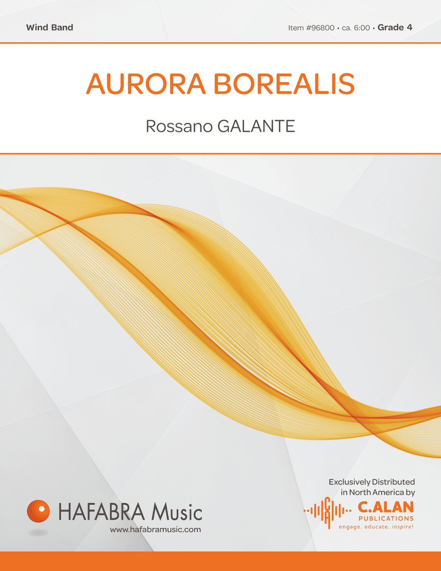 Aurora Borealis (score only) Concert Band scores gallery preview page 1