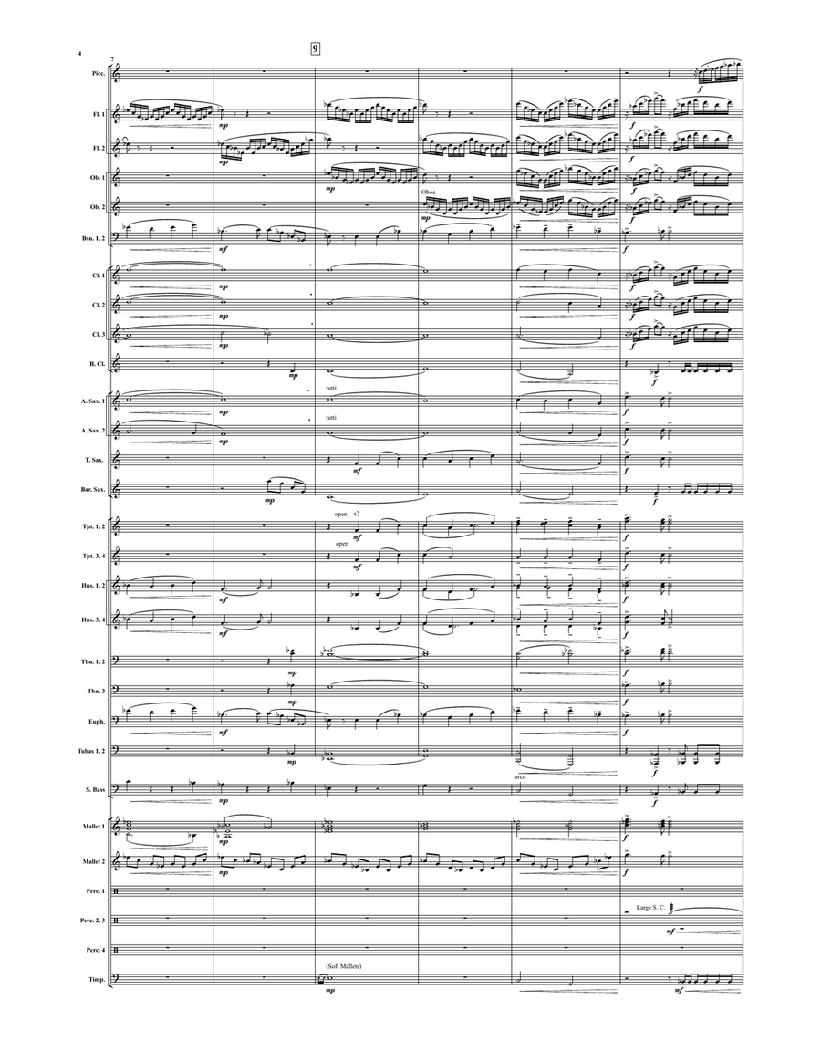 Freedom Defended Freedom Defended Concert Band scores gallery preview page 3