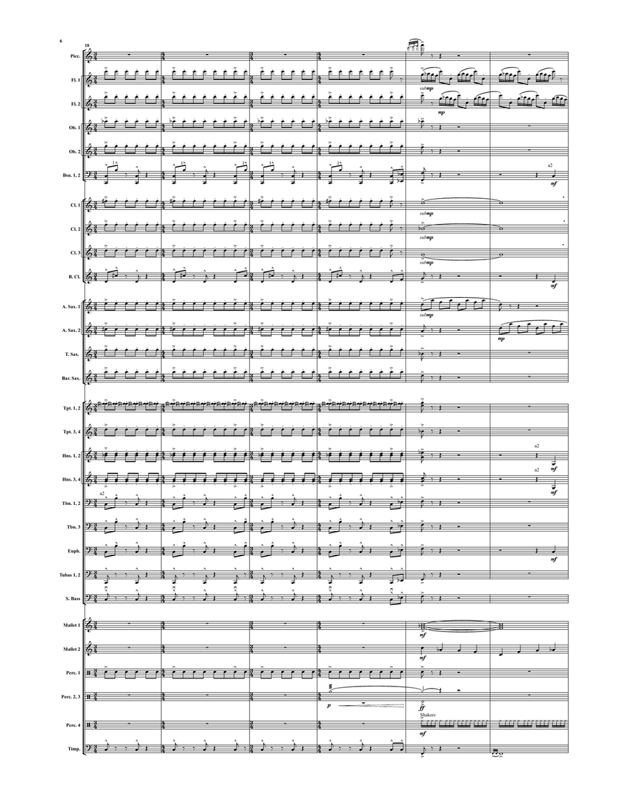 Freedom Defended Freedom Defended Concert Band scores gallery preview page 5