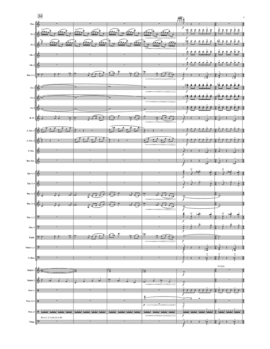 Freedom Defended Freedom Defended Concert Band scores gallery preview page 6