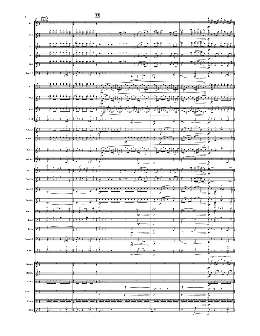 Freedom Defended Freedom Defended Concert Band scores gallery preview page 7