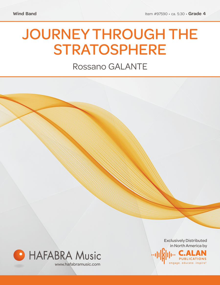 Journey Through the Stratosphere (score only) Concert Band scores gallery preview page 1
