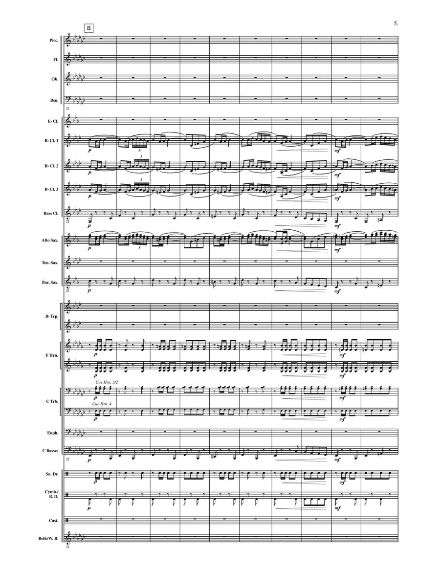 La Luz del Sol La Luz del Sol Concert Band scores gallery preview page 4
