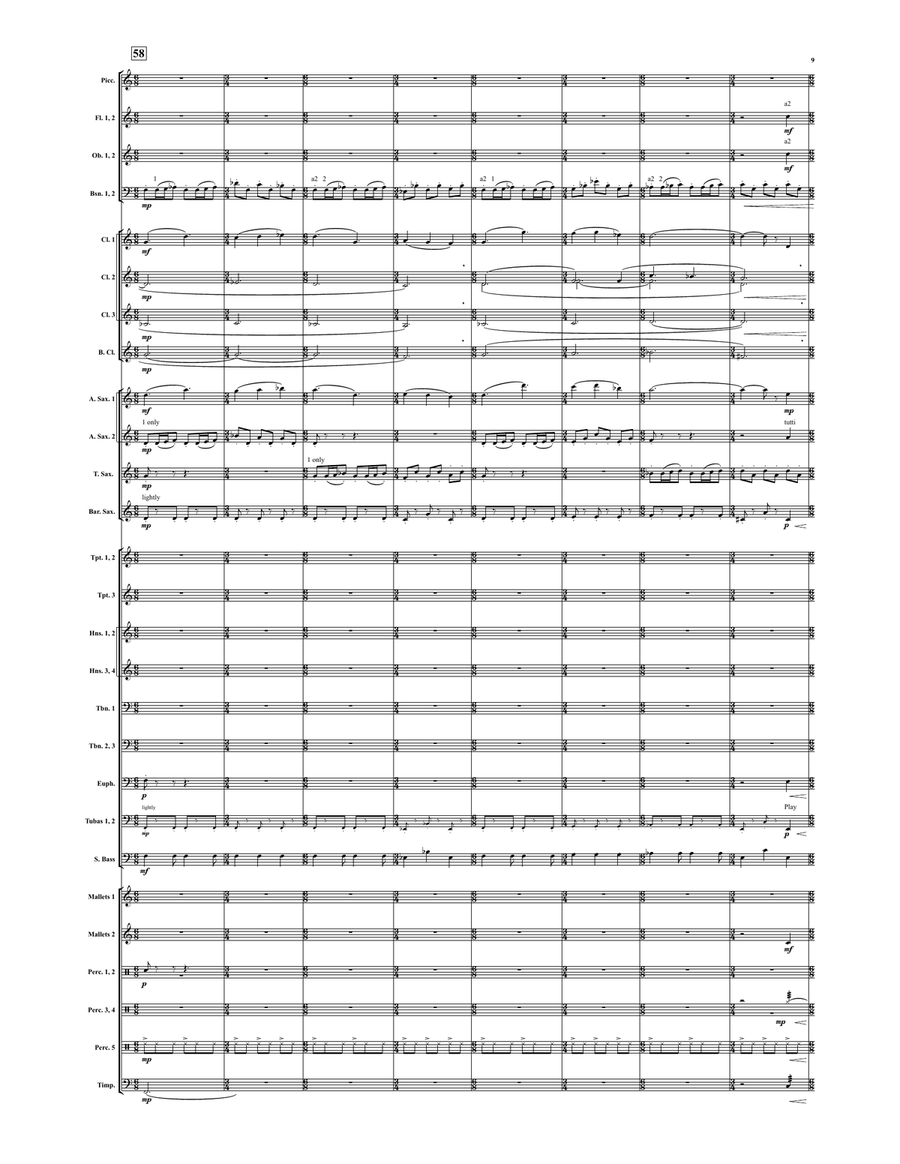 Phoenix Ascending Phoenix Ascending Concert Band scores gallery preview page 8