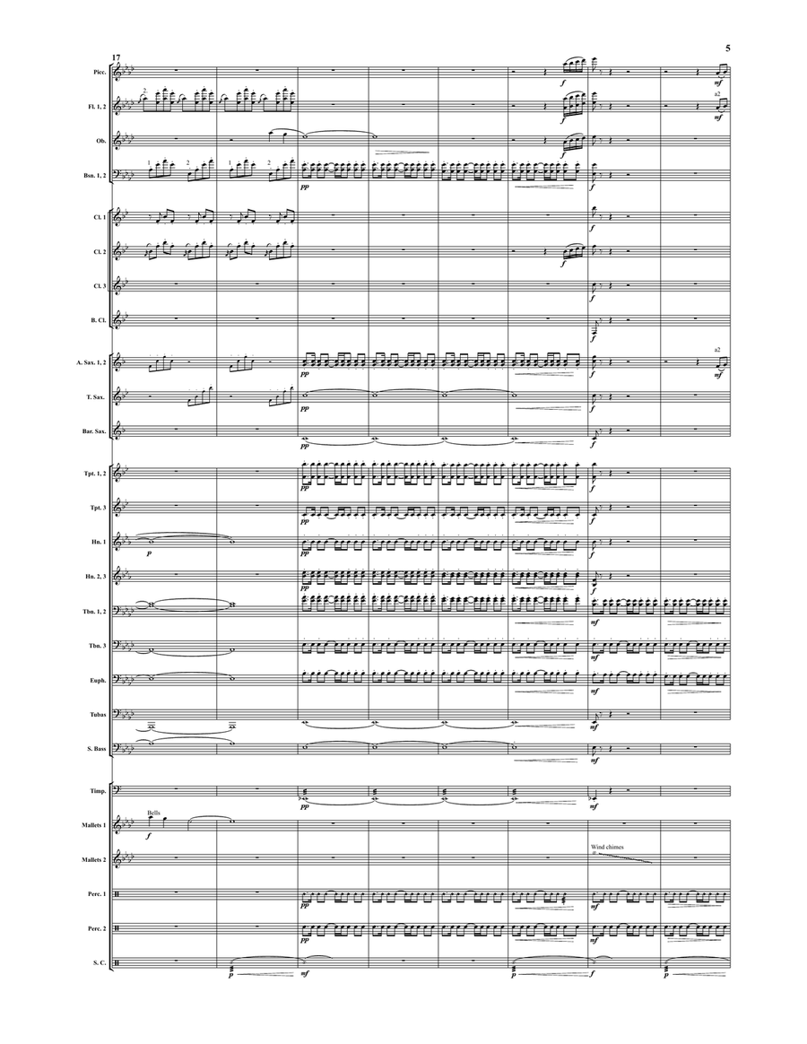 Soaring with the Eagles Soaring with the Eagles Concert Band scores gallery preview page 4