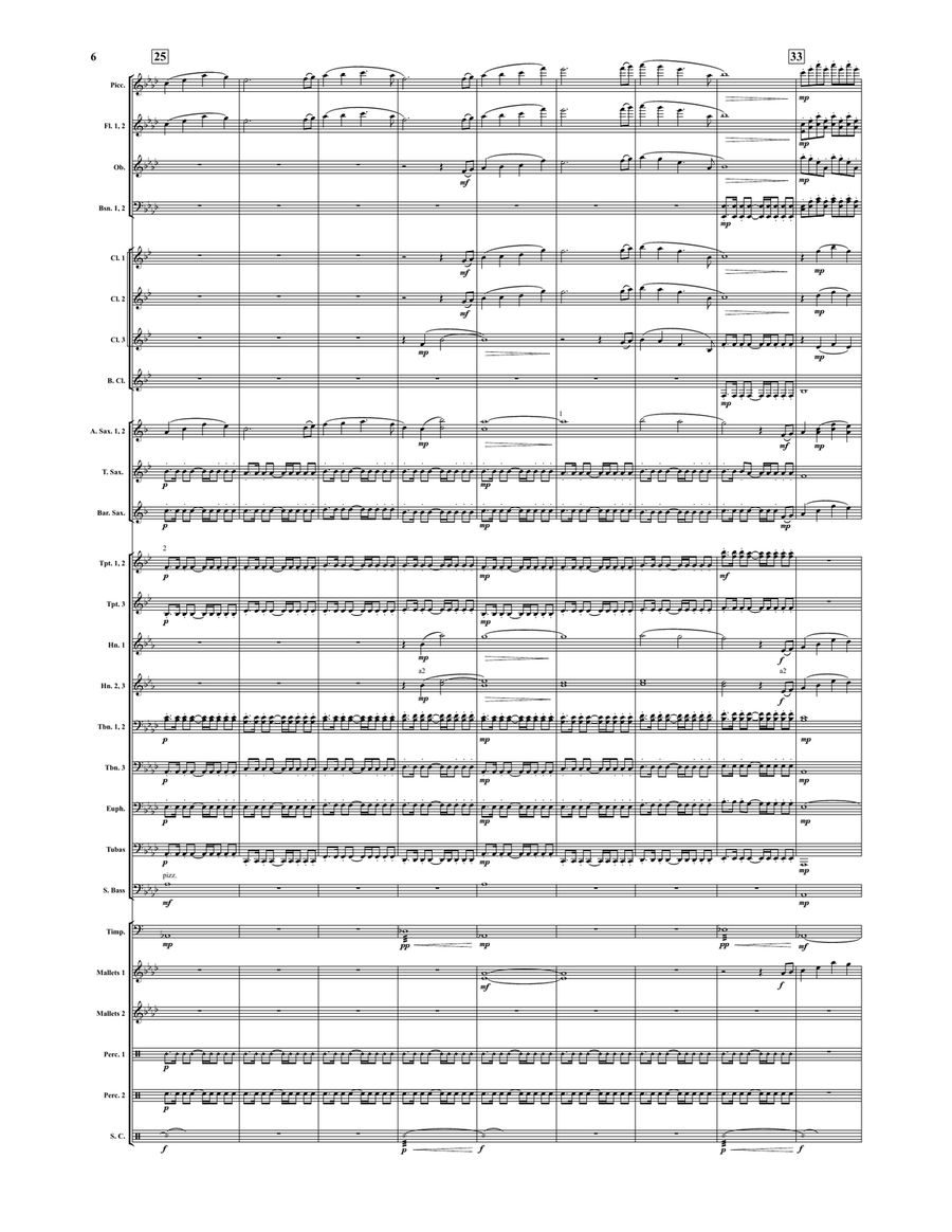 Soaring with the Eagles Soaring with the Eagles Concert Band scores gallery preview page 5