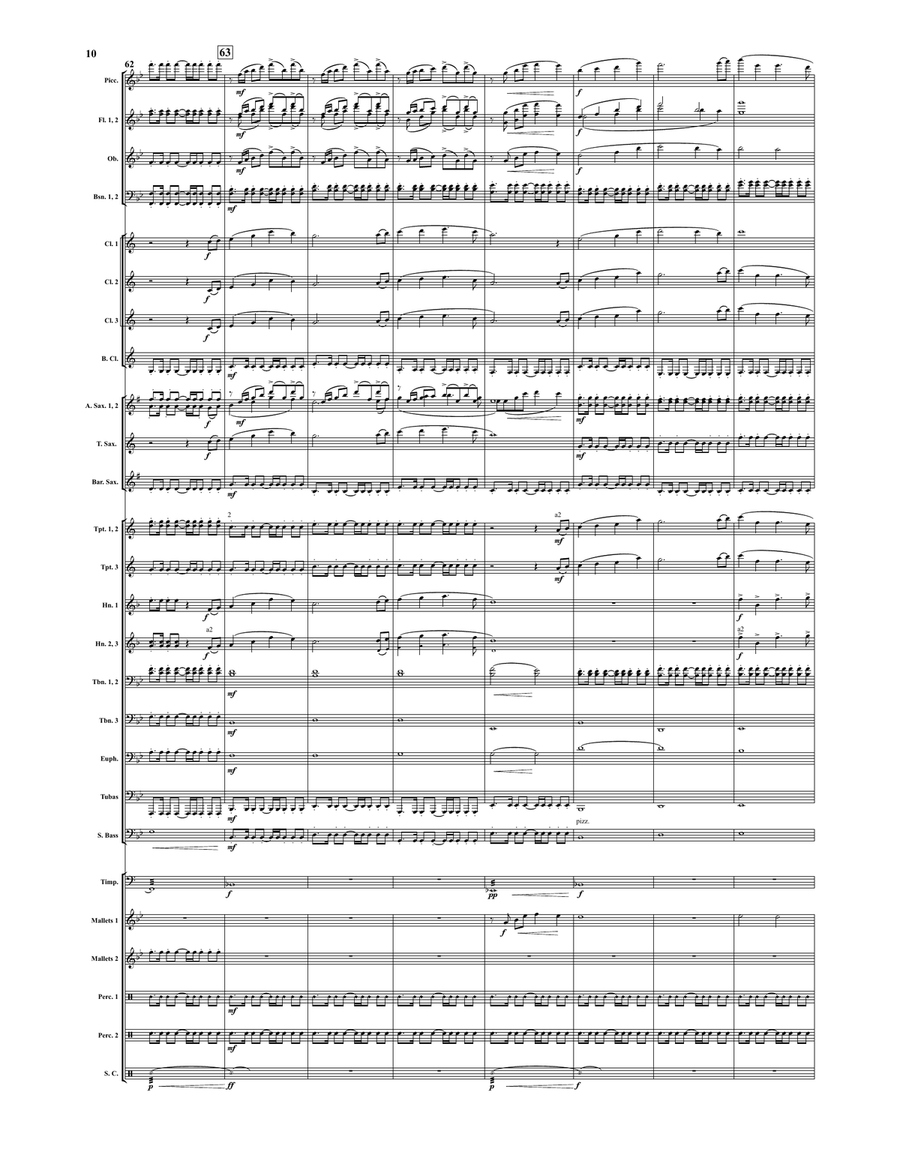 Soaring with the Eagles Soaring with the Eagles Concert Band scores gallery preview page 9
