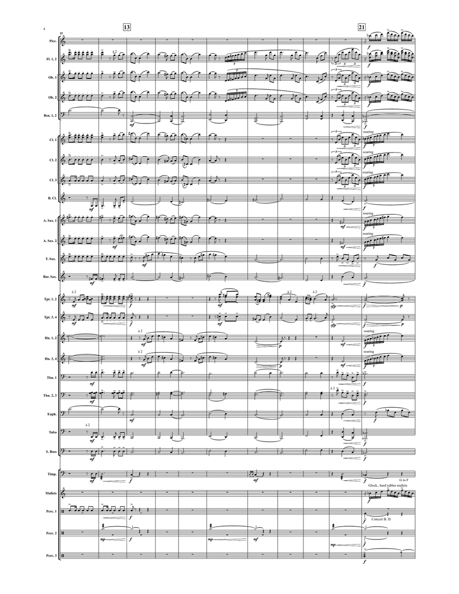 Victory Victory Concert Band scores gallery preview page 3