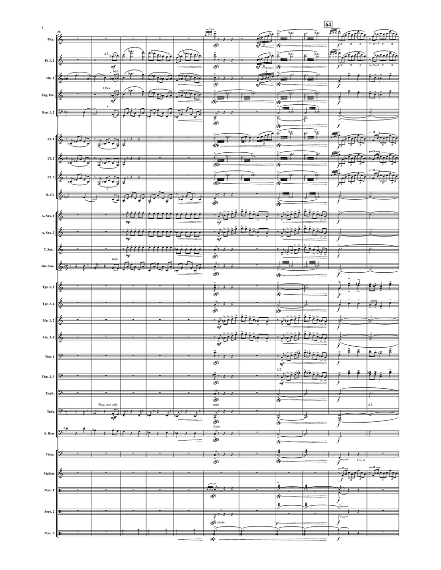 Victory Victory Concert Band scores gallery preview page 7
