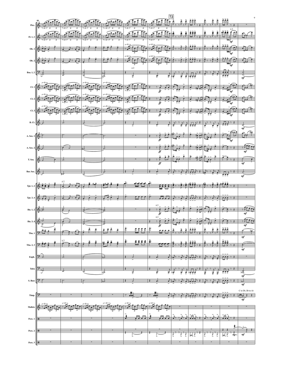 Victory Victory Concert Band scores gallery preview page 8