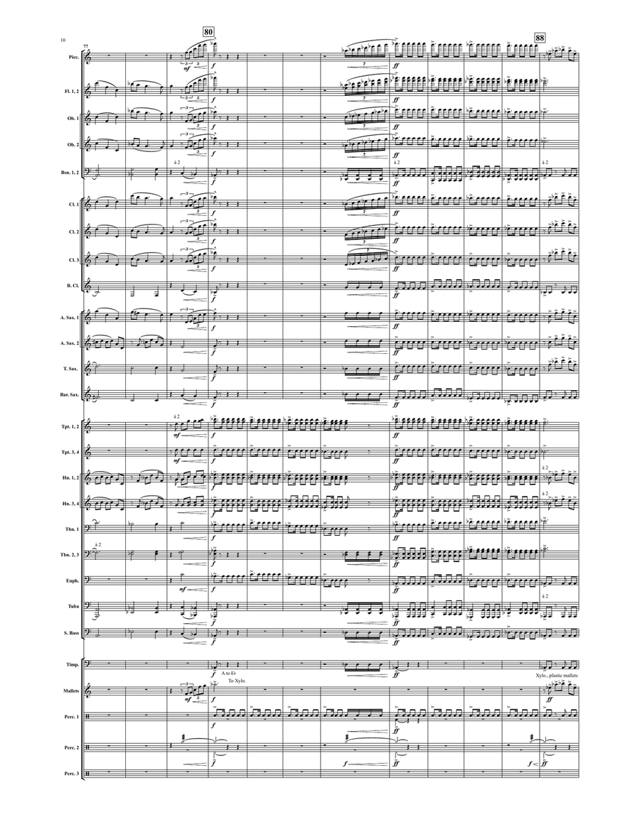 Victory Victory Concert Band scores gallery preview page 9
